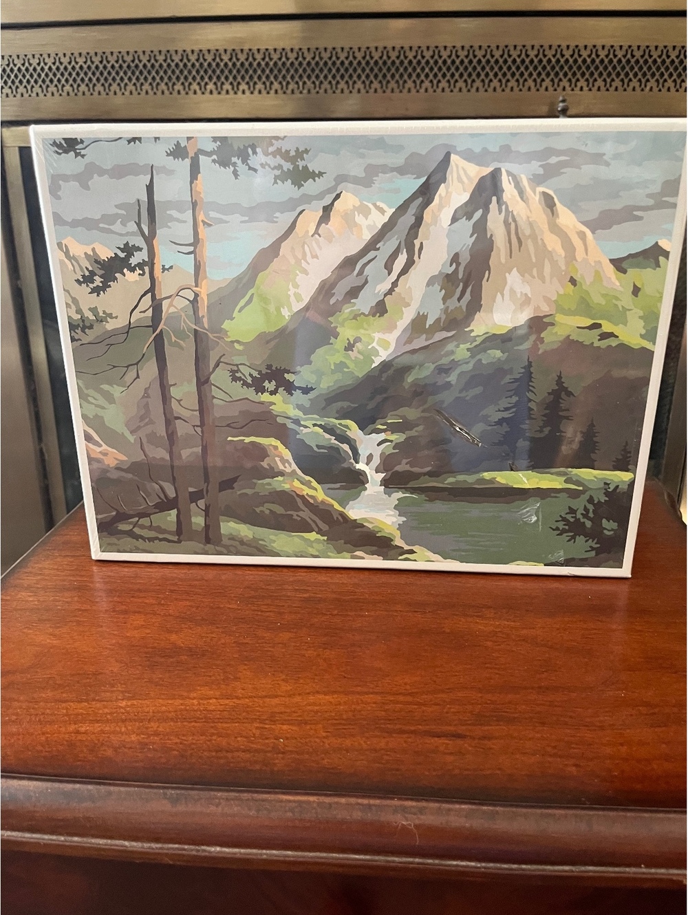 Four Point Puzzles Paint by Numbers Mountains 1000 Piece Jigsaw Puzzle 27x20 in